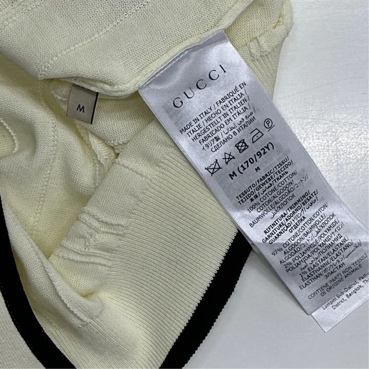 Gucci Gucci Colorful Logo Button-Up Knit Top Size M / US 6-8 / IT 42-44 - 4 Thumbnail