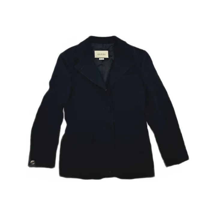 Gucci Gucci Black Fitted Suit Jacket for Women Size S / US 4 / IT 40 - 2 Thumbnail