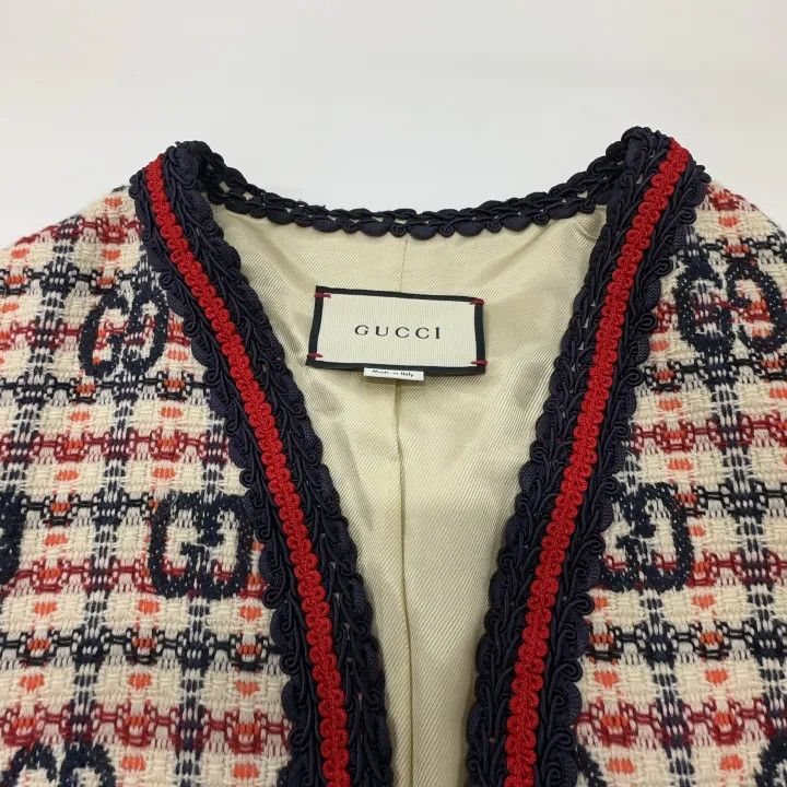 Gucci Gucci Logo Pattern Long Sleeve Jacket Size M / US 6-8 / IT 42-44 - 7 Thumbnail