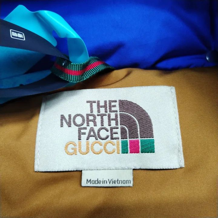 Gucci Gucci x The North Face Blue Puffer Jacket Size XXS / US 00 / IT 34 - 4 Thumbnail