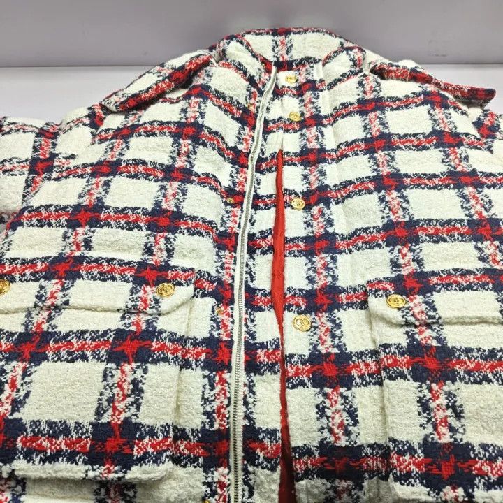 Gucci Gucci FW21 Plaid Puffer Jacket for Women Size S / US 4 / IT 40 - 10 Thumbnail