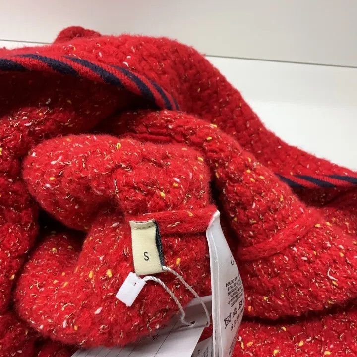 Gucci Gucci FW22 Red Tweed Short Sleeve Dress Size S / US 4 / IT 40 - 5 Thumbnail