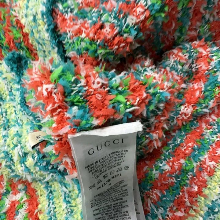 Gucci Gucci FW22 Striped V-Neck Knit Sweater Size M / US 6-8 / IT 42-44 - 5 Thumbnail