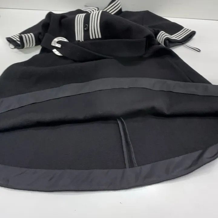 Gucci Gucci Black Lightweight Wool Dress with Contrast Trim Size M / US 6-8 / IT 42-44 - 7 Thumbnail