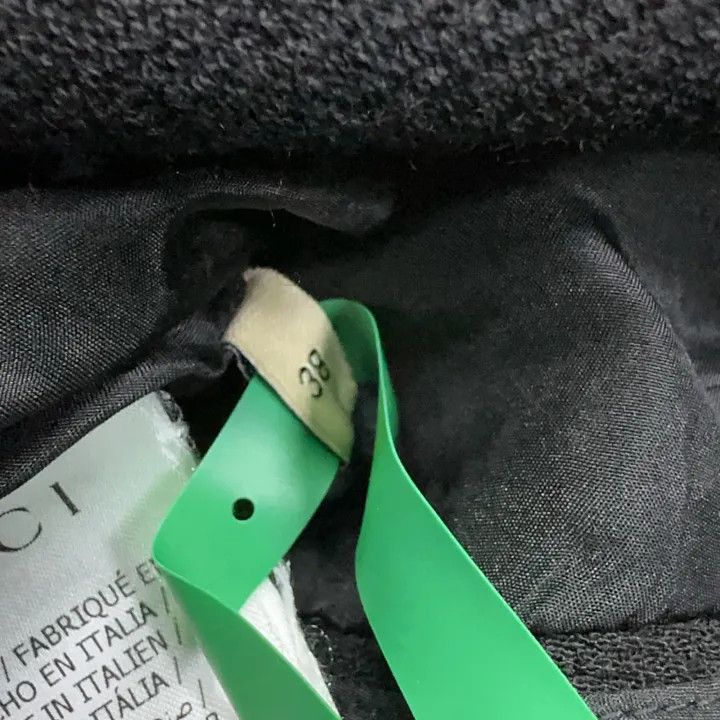 Gucci Gucci Black Lightweight Wool Dress with Contrast Trim Size M / US 6-8 / IT 42-44 - 5 Thumbnail