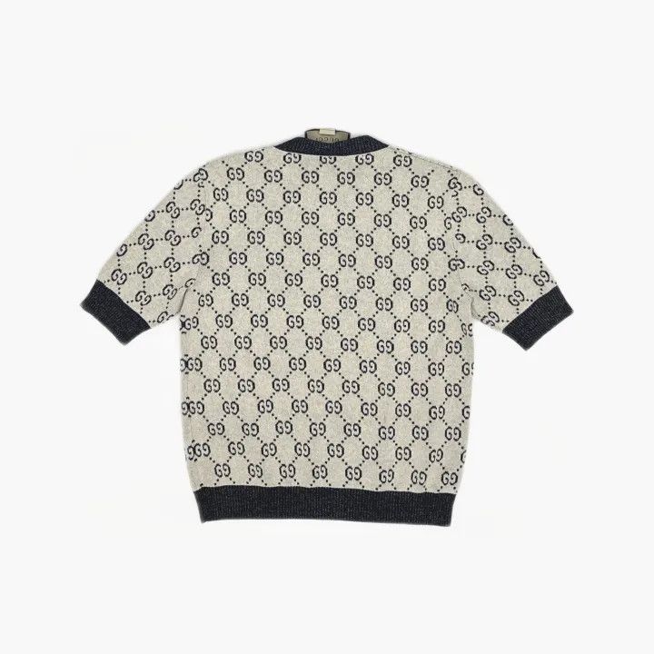 Gucci Gucci Aria Short Sleeve Knit Top Size M / US 6-8 / IT 42-44 - 3 Thumbnail