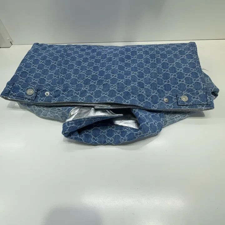 Gucci Gucci Metallic Denim Jacket for Women Size M / US 6-8 / IT 42-44 - 17 Thumbnail