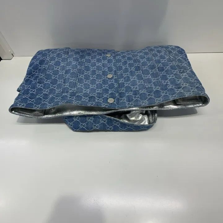 Gucci Gucci Metallic Denim Jacket for Women Size M / US 6-8 / IT 42-44 - 13 Thumbnail