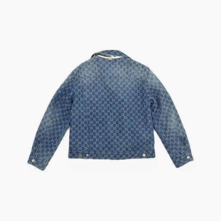 Gucci Gucci Metallic Denim Jacket for Women Size M / US 6-8 / IT 42-44 - 3 Thumbnail