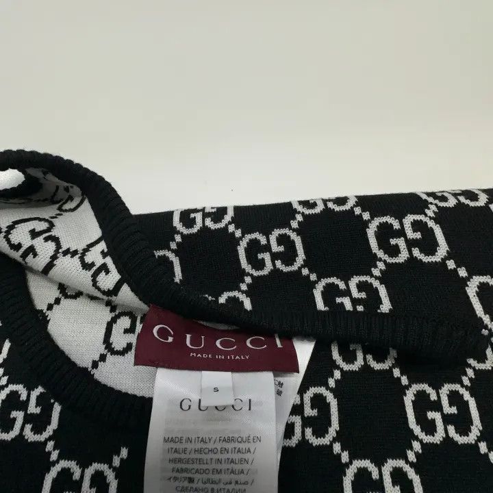 Gucci Gucci Logo Knit Sleeveless Dress for Women Size S / US 4 / IT 40 - 4 Thumbnail