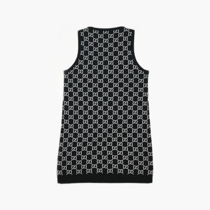 Gucci Gucci Logo Knit Sleeveless Dress for Women Size S / US 4 / IT 40 - 3 Thumbnail