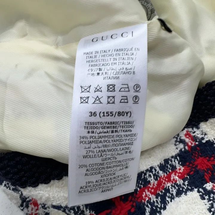 Gucci Gucci Plaid Tweed Button-Up Cardigan for Women Size S / US 4 / IT 40 - 6 Thumbnail
