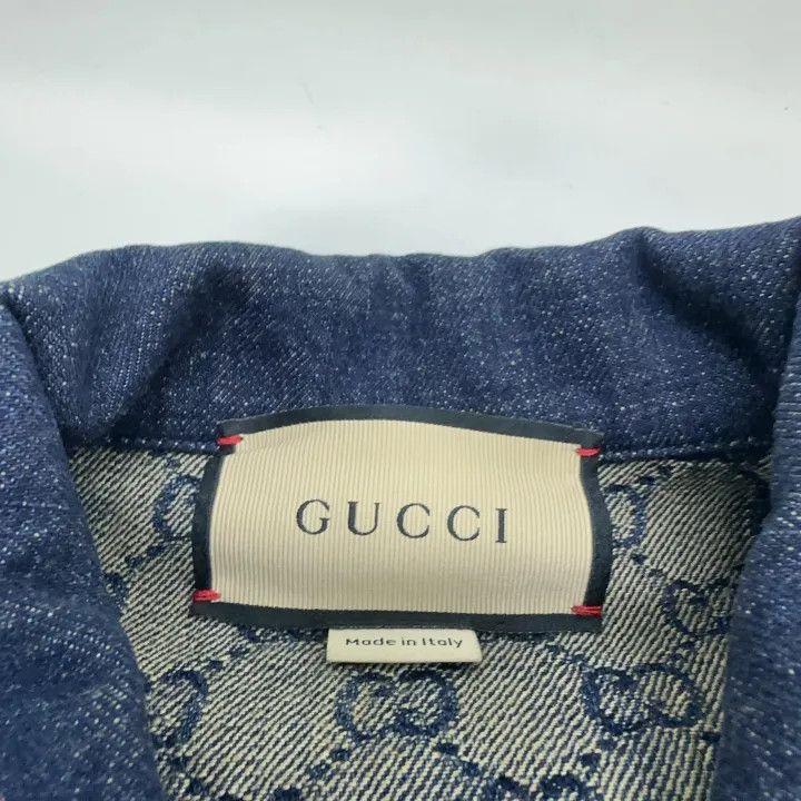 Gucci Gucci Organic Denim Jacket for Women Size L / US 10 / IT 46 - 7 Thumbnail