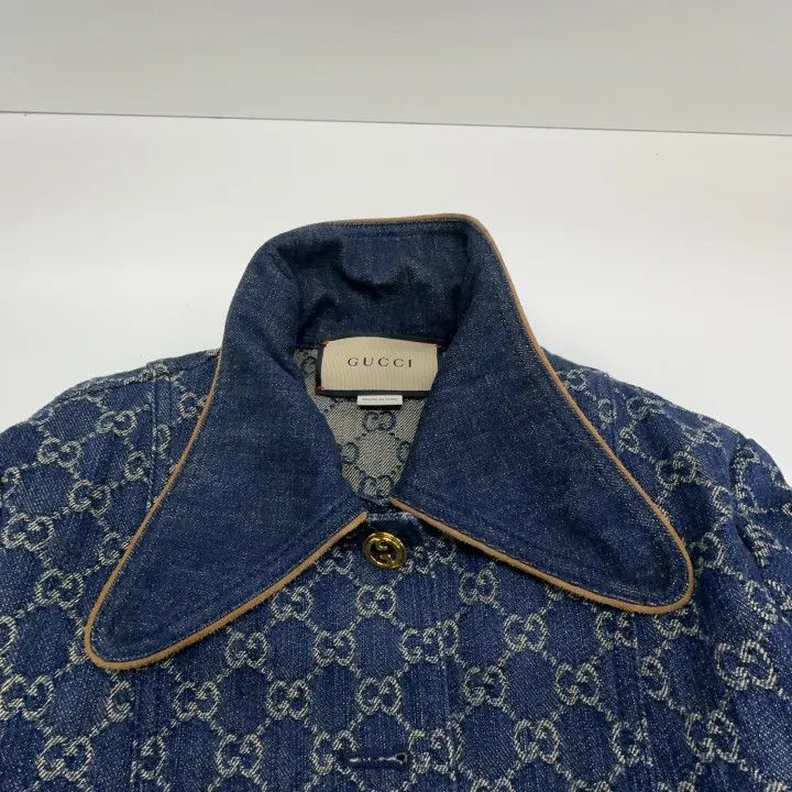 Gucci Gucci Organic Denim Jacket for Women Size L / US 10 / IT 46 - 10 Thumbnail