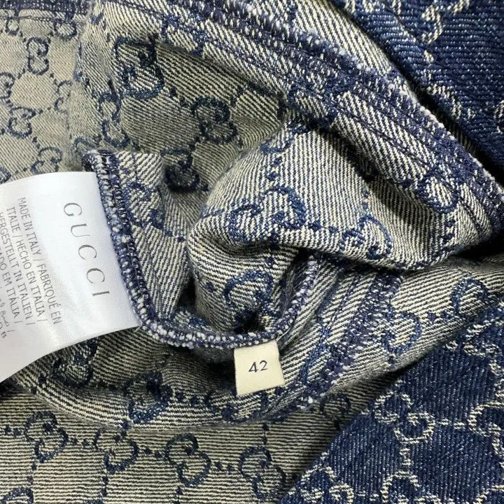 Gucci Gucci Organic Denim Jacket for Women Size L / US 10 / IT 46 - 5 Thumbnail
