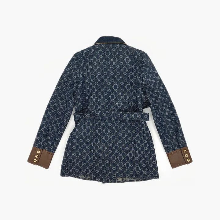 Gucci Gucci Organic Denim Jacket for Women Size L / US 10 / IT 46 - 3 Thumbnail