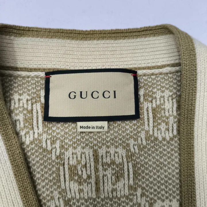 Gucci Gucci Logo V-Neck Long Sleeve Knit Top Size S / US 4 / IT 40 - 4 Thumbnail