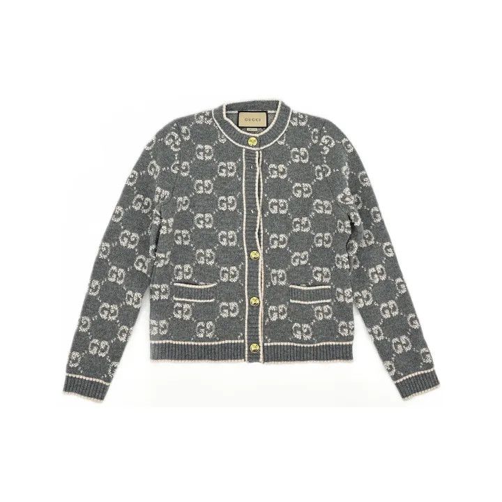 Gucci Gucci GG Knit Long Sleeve Cardigan for Women Size M / US 6-8 / IT 42-44 - 2 Thumbnail