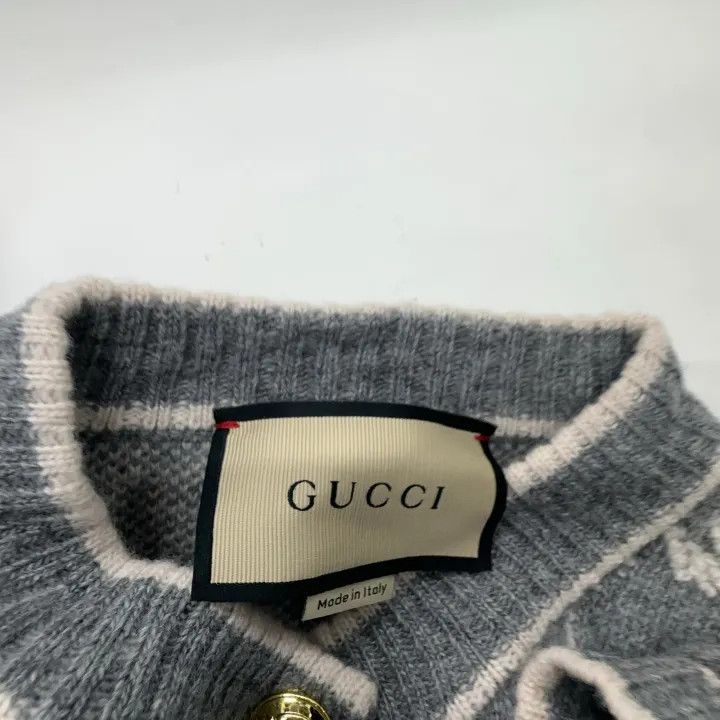 Gucci Gucci GG Knit Long Sleeve Cardigan for Women Size M / US 6-8 / IT 42-44 - 7 Thumbnail