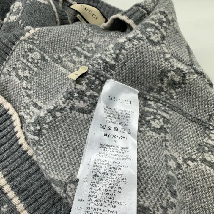 Gucci Gucci GG Knit Long Sleeve Cardigan for Women Size M / US 6-8 / IT 42-44 - 4 Thumbnail