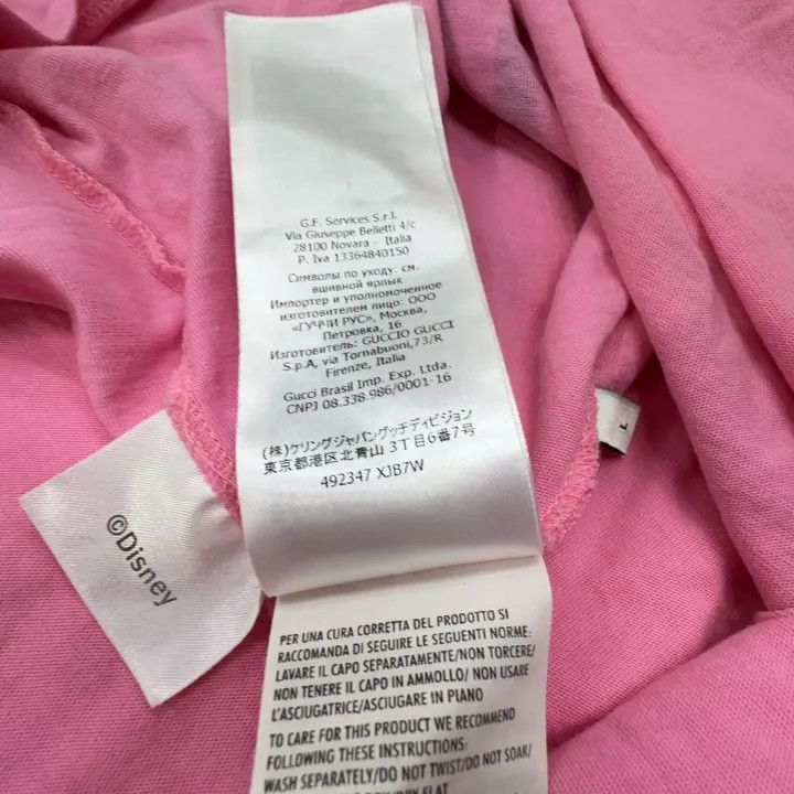 Gucci GUCCI x Disney Mickey Print Pink T-Shirt Size L / US 10 / IT 46 - 7 Thumbnail
