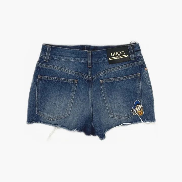 Gucci Gucci Denim Shorts with Duck Design Size 25" / US 0 / IT 36 - 3 Thumbnail