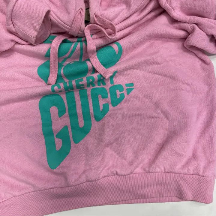 Gucci Gucci Aria Hooded Sweatshirt with Letter Print Size M / US 6-8 / IT 42-44 - 8 Thumbnail