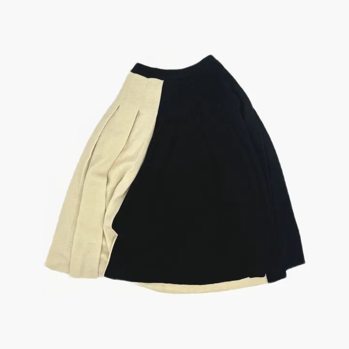 Gucci Gucci Color Block High-Waisted Pleated Skirt Size 23" - 3 Thumbnail