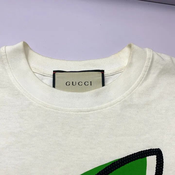 Gucci Gucci Apple Print Short Sleeve T-Shirt Size XS / US 0-2 / IT 36-38 - 11 Thumbnail