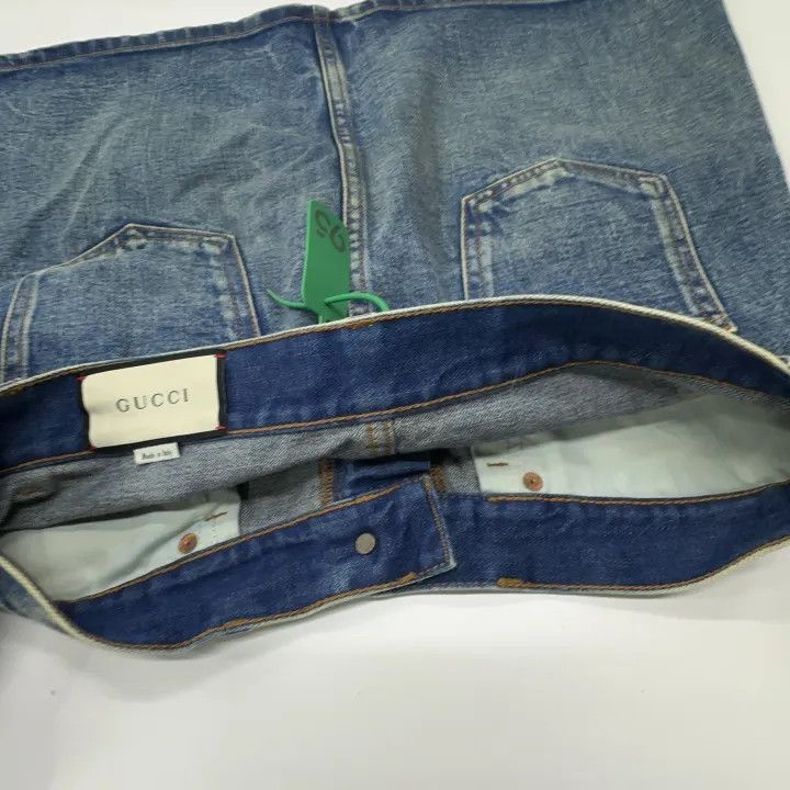 Gucci Gucci Floral Rabbit Embroidered Denim Skirt Size 36" / US 14 / IT 50 - 7 Thumbnail