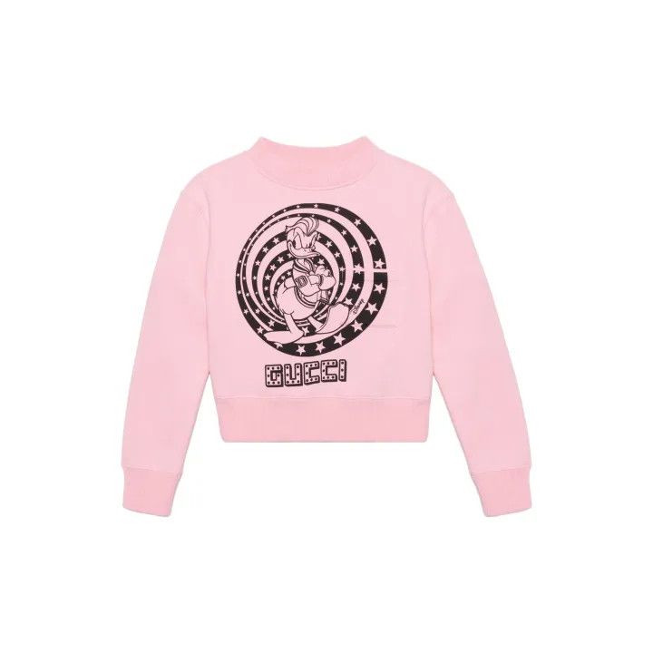Gucci Gucci x Disney Donald Duck Logo Sweatshirt Size L / US 10 / IT 46 - 2 Thumbnail