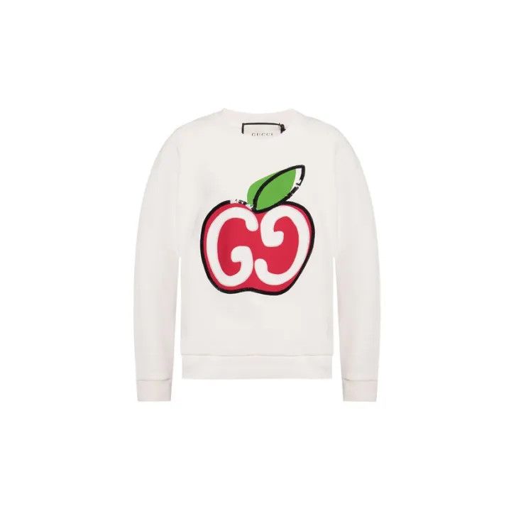 Gucci Gucci Apple Print Sweatshirt for Women Size M / US 6-8 / IT 42-44 - 2 Thumbnail