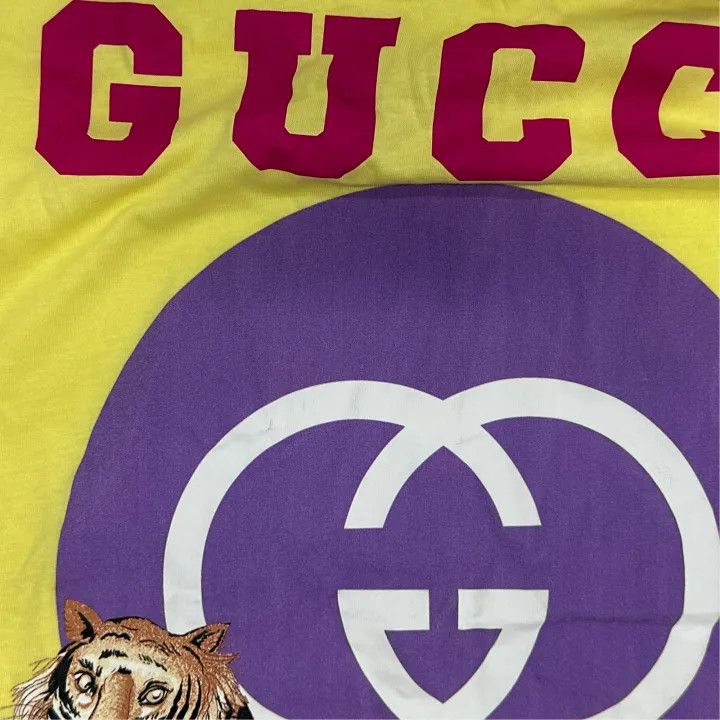 Gucci Gucci SS22 Tiger Print T-Shirt for Women Size XS / US 0-2 / IT 36-38 - 4 Thumbnail