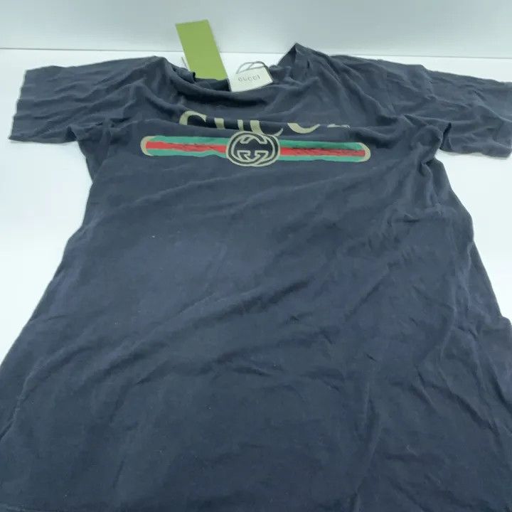 Gucci Gucci Logo Print Short Sleeve T-shirt Size M / US 6-8 / IT 42-44 - 9 Thumbnail