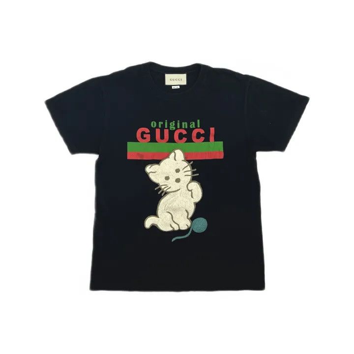 Gucci Gucci Cat Cartoon Graphic Short Sleeve T-Shirt Size XS / US 0-2 / IT 36-38 - 2 Thumbnail