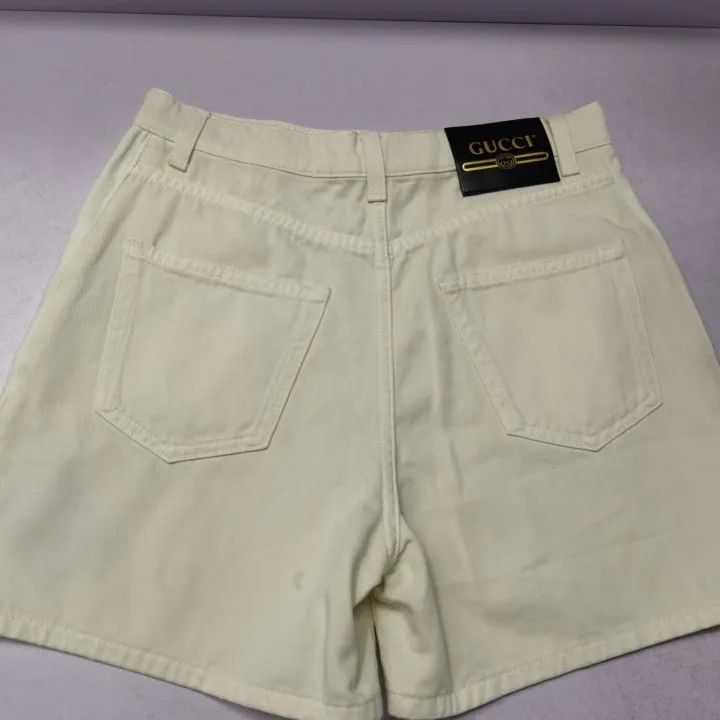 Gucci Gucci FW21 White Denim Pocket Shorts Size 24" / US 00 / IT 34 - 5 Thumbnail