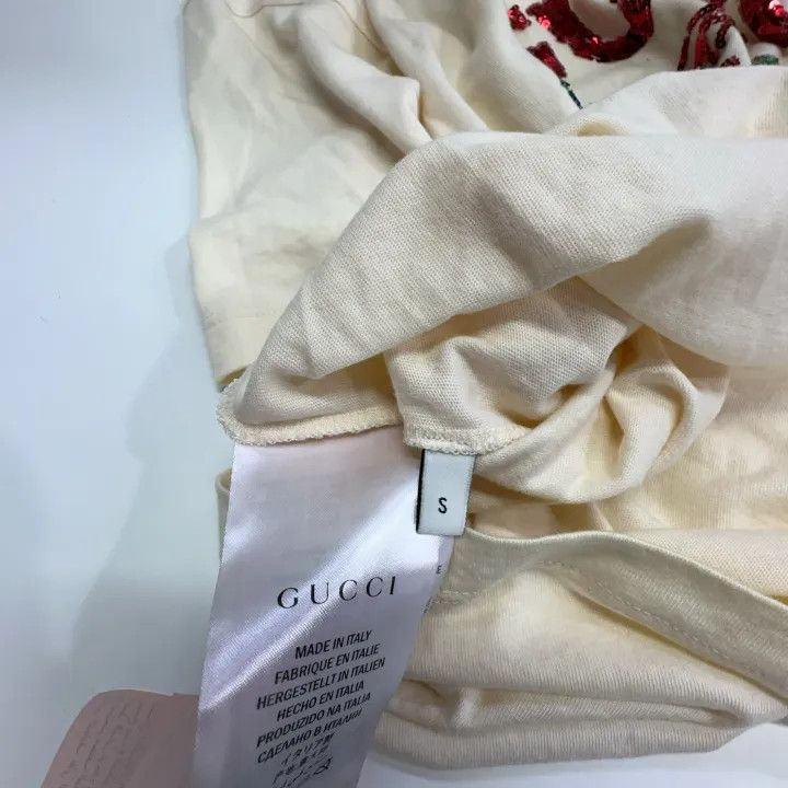 Gucci Gucci Oversized Sequin Logo T-Shirt Size XL / US 12-14 / IT 48-50 - 6 Thumbnail
