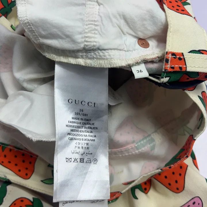 Gucci Gucci Strawberry Print Casual Pants for Women Size 26" / US 2 / IT 38 - 5 Thumbnail