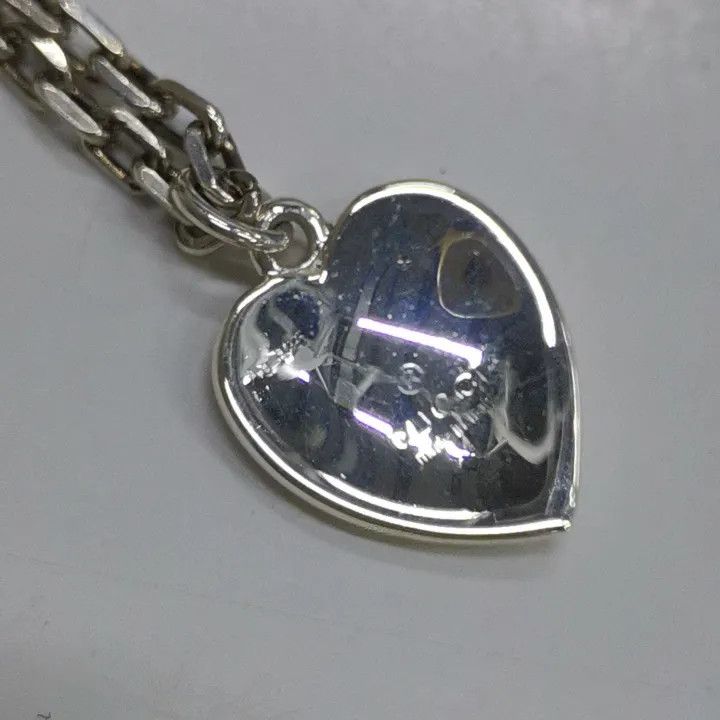 Gucci Gucci Double G Enamel Heart Necklace Size ONE SIZE - 3 Thumbnail