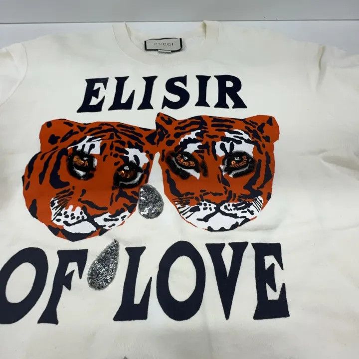 Gucci Gucci Tiger Print Sweatshirt for Women Size S / US 4 / IT 40 - 4 Thumbnail