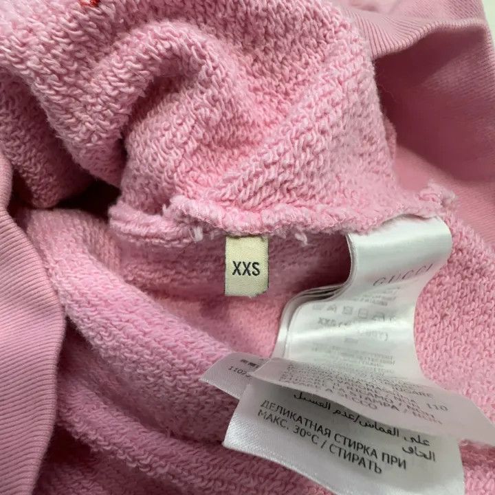 Gucci Gucci x Adidas Pink Logo Sweatshirt Size XXS / US 00 / IT 34 - 5 Thumbnail
