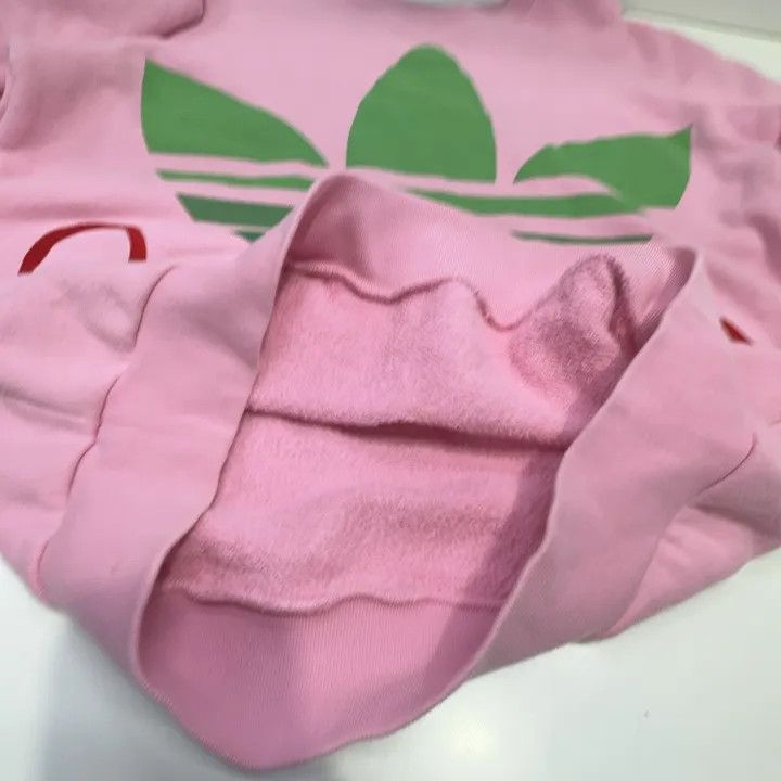 Gucci Gucci x Adidas Pink Logo Sweatshirt Size XXS / US 00 / IT 34 - 12 Thumbnail