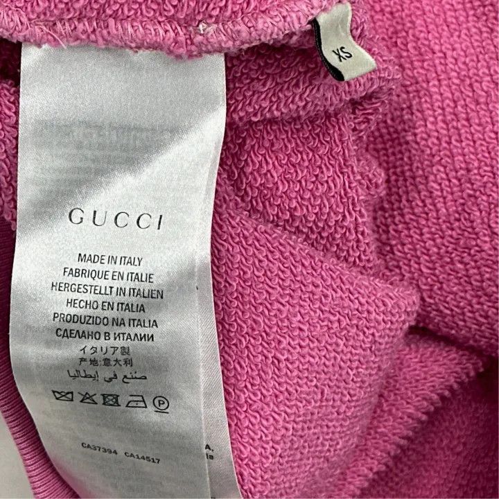 Gucci Gucci Pink Animal Print Long Sleeve Sweatshirt Size XS / US 0-2 / IT 36-38 - 3 Thumbnail