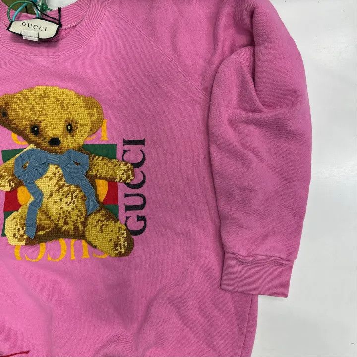 Gucci Gucci Pink Animal Print Long Sleeve Sweatshirt Size XS / US 0-2 / IT 36-38 - 5 Thumbnail