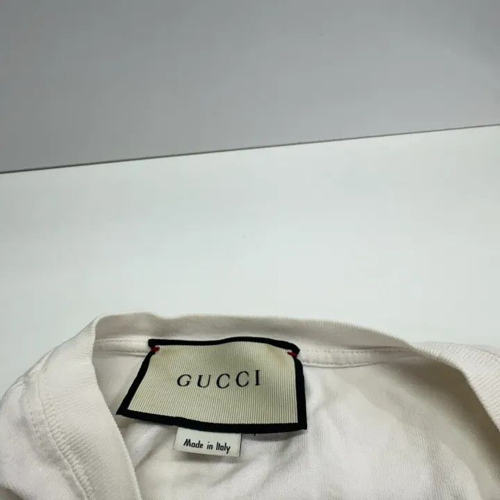 Gucci Gucci Cartoon Logo Embroidered T-Shirt for Women Size S / US 4 / IT 40 - 4 Thumbnail