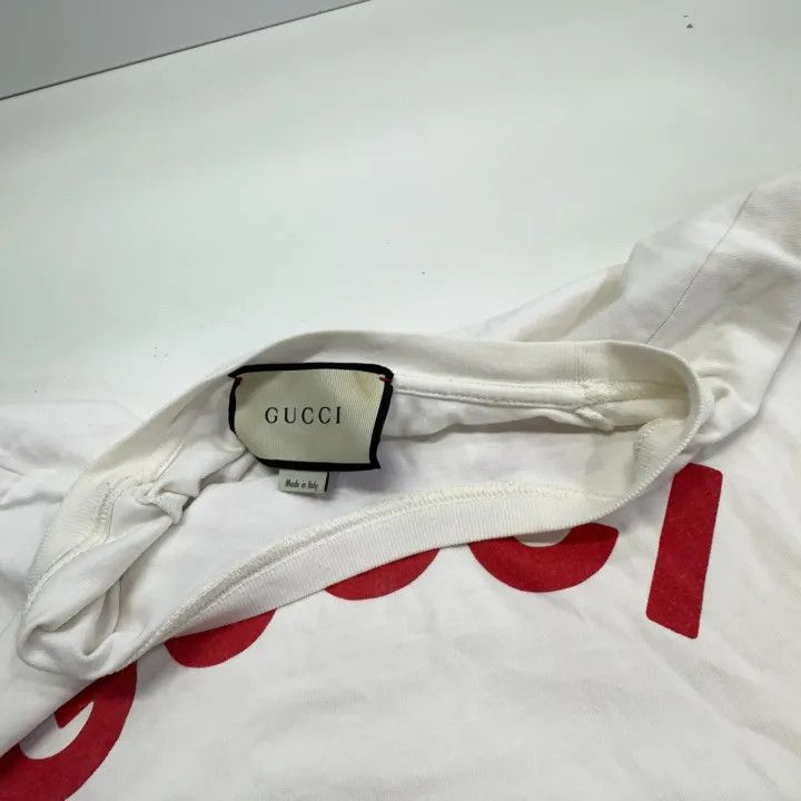 Gucci Gucci Cartoon Logo Embroidered T-Shirt for Women Size S / US 4 / IT 40 - 8 Thumbnail