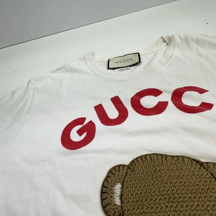 Gucci Gucci Cartoon Logo Embroidered T-Shirt for Women Size S / US 4 / IT 40 - 7 Thumbnail