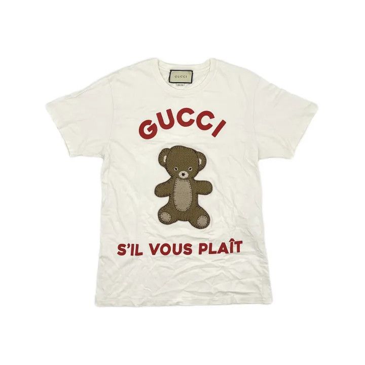 Gucci Gucci Cartoon Logo Embroidered T-Shirt for Women Size S / US 4 / IT 40 - 2 Thumbnail