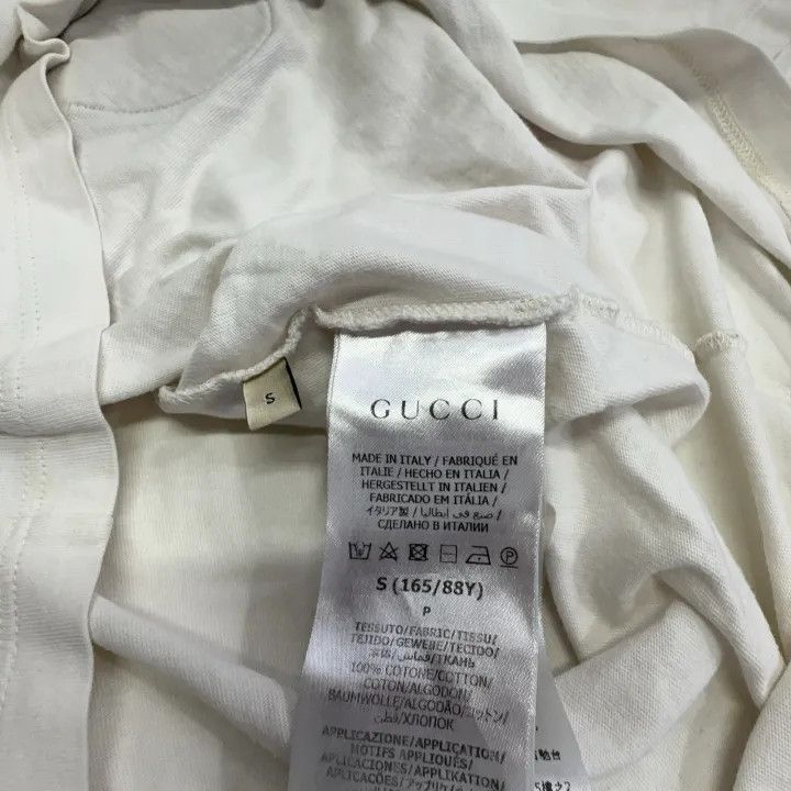 Gucci Gucci Cartoon Logo Embroidered T-Shirt for Women Size S / US 4 / IT 40 - 6 Thumbnail