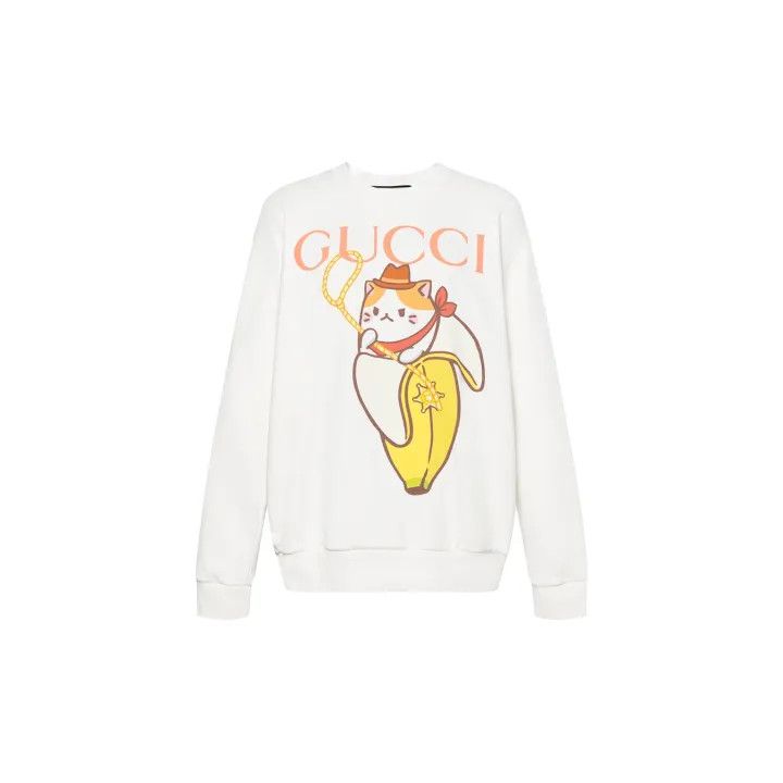 Gucci Gucci Love Parade Cat Print Sweatshirt Size XL / US 12-14 / IT 48-50 - 2 Thumbnail